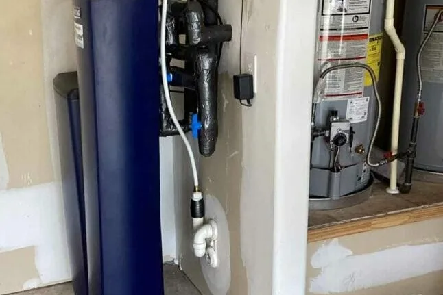 Water softener system installation