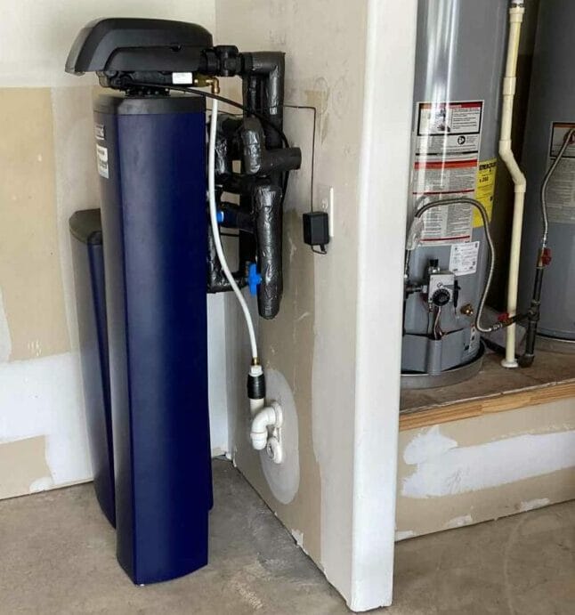 Water softener system installation